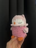 Miniature 2 de la variante chouette rose clair et foncé