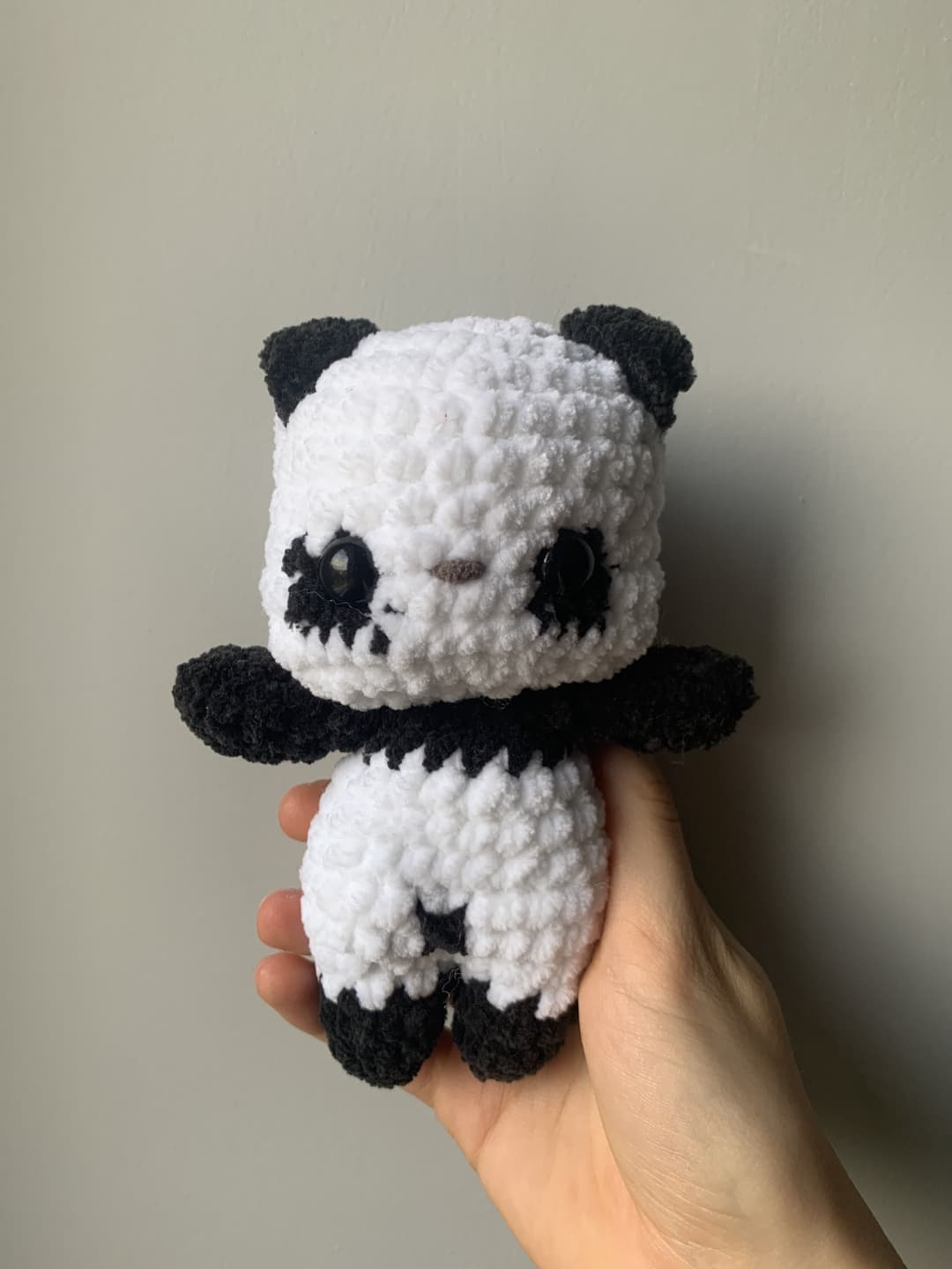 Image 1 de la variante Panda blanc cassé et noir 