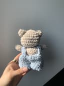 Miniature 3 de la variante Ours marron +salopette bleu 