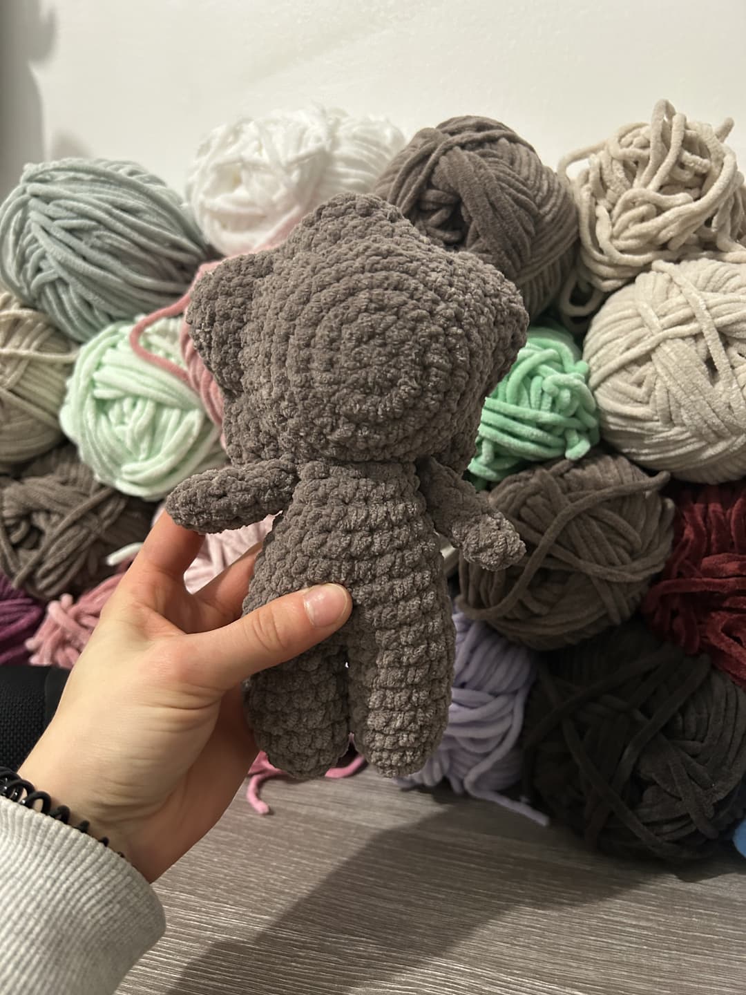 Image 3 de la variante Taupe et rouge 