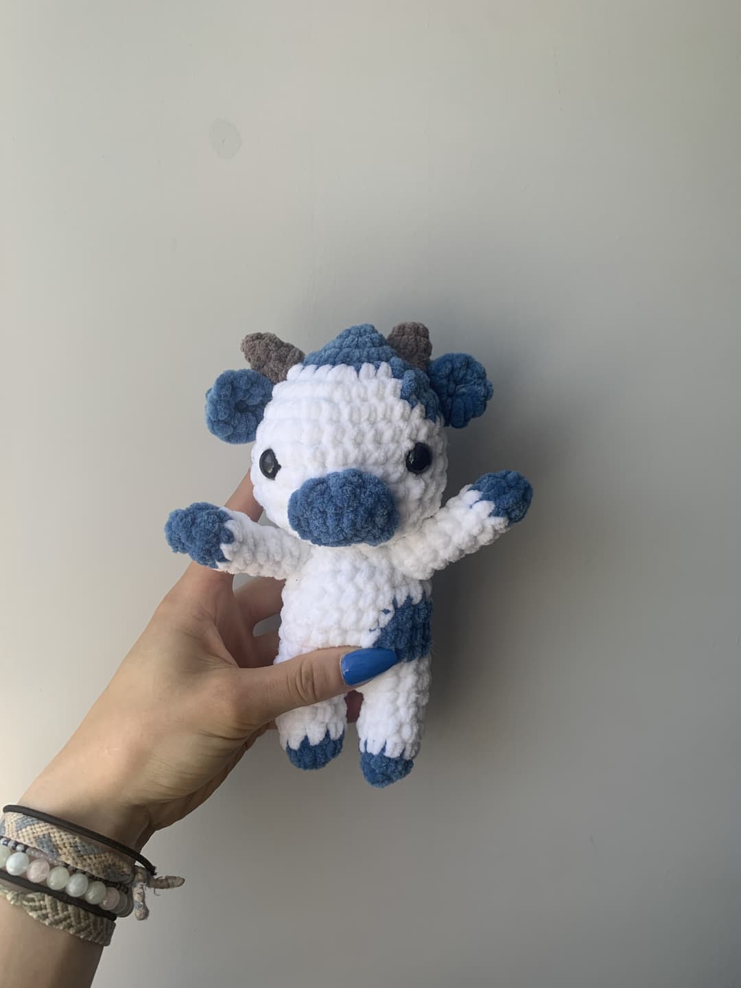 Image 1 de la variante Vache bleu et blanche 