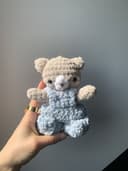 Miniature 1 de la variante Ours marron +salopette bleu 