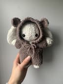 Miniature 1 de la variante Lapin blanc et combi marron