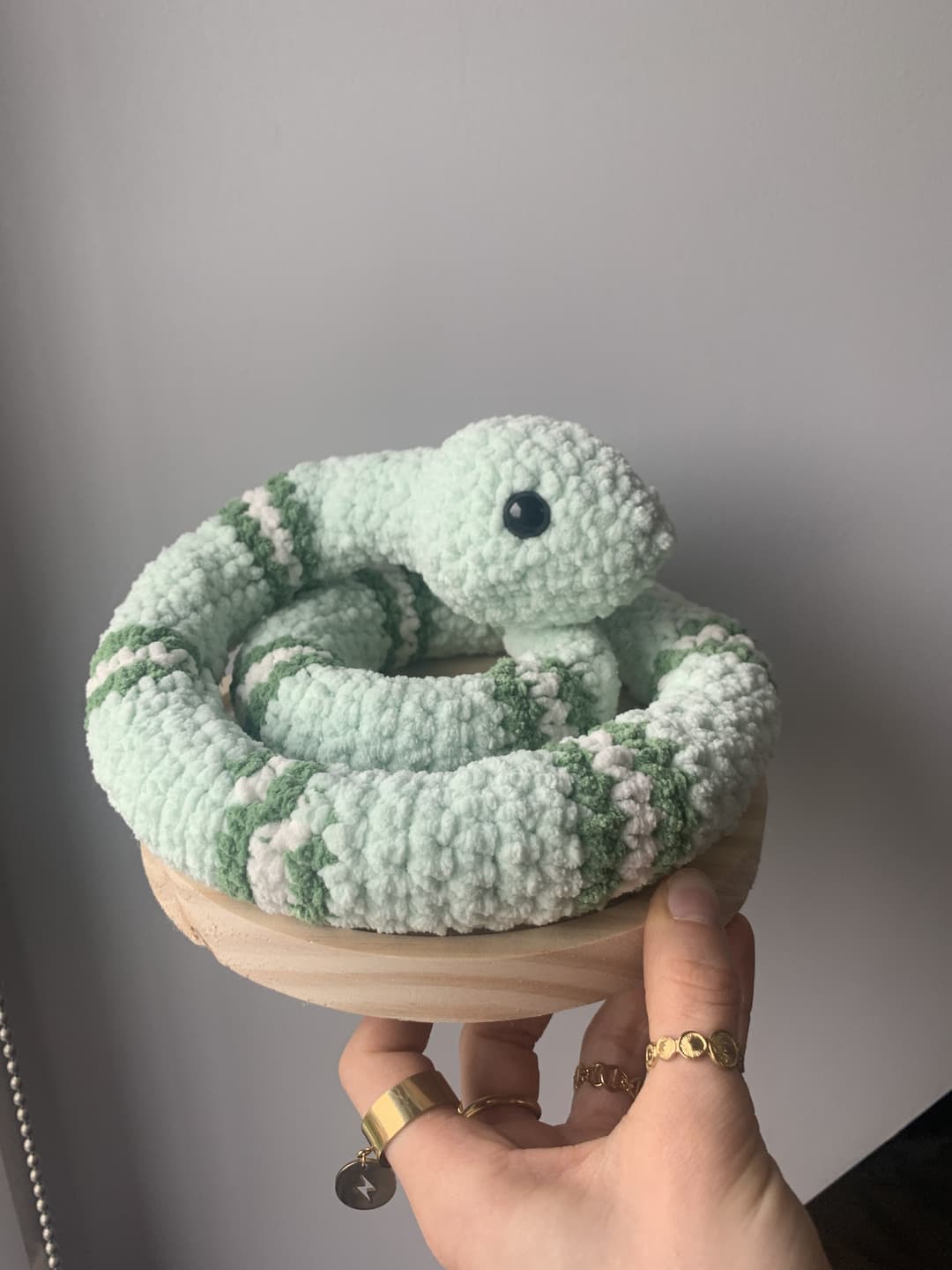 Image 2 de la variante Serpent vert clair et vert foncé