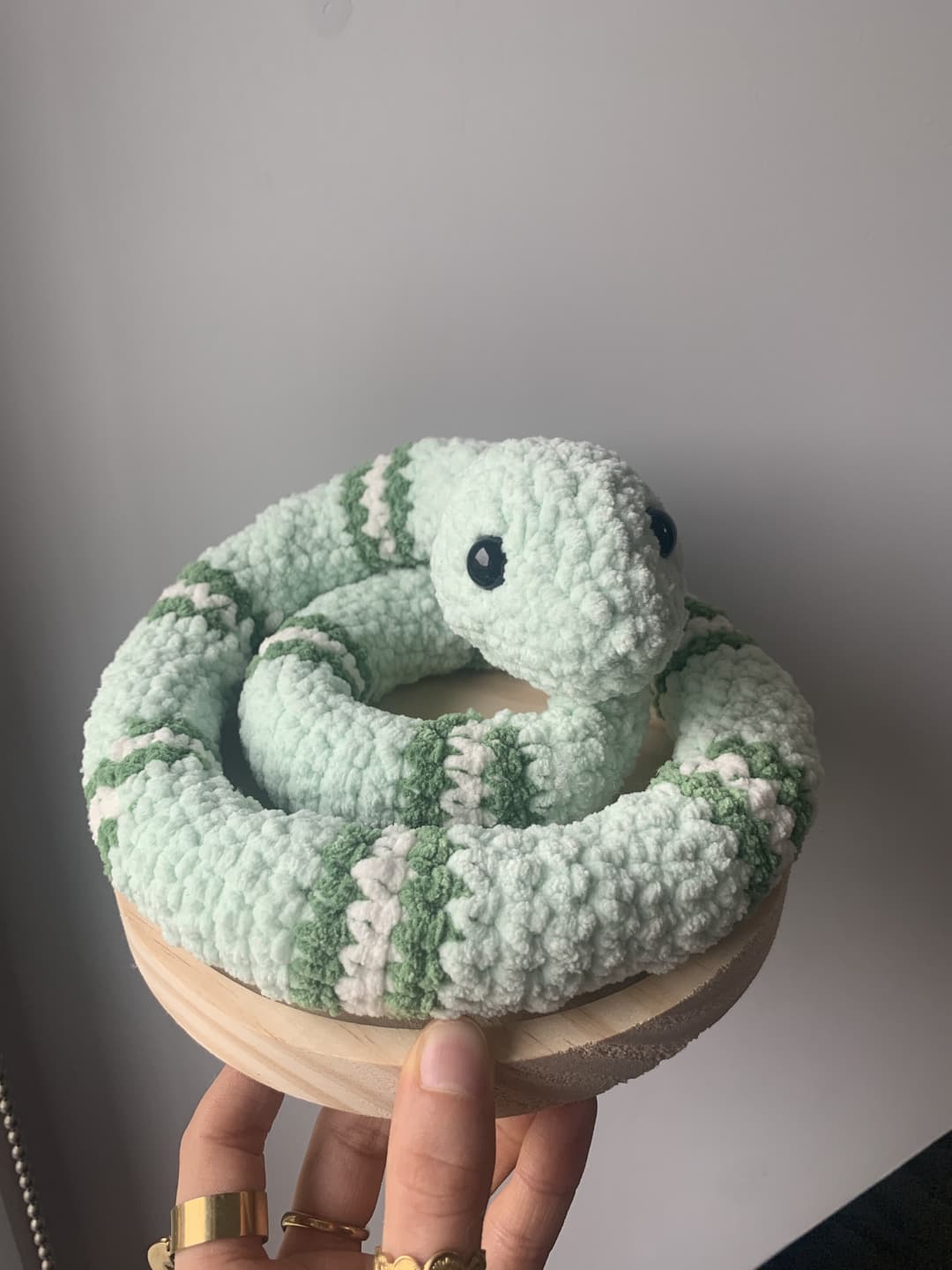 Image 1 de la variante Serpent vert clair et vert foncé