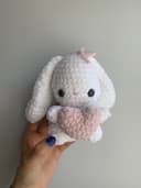 Miniature 1 de la variante Lapin blanc et rose pâle