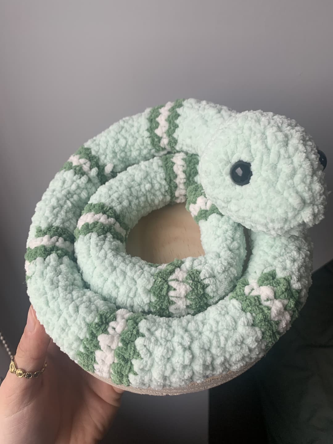 Image 3 de la variante Serpent vert clair et vert foncé