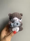 Miniature 1 de la variante Loutre marron + poisson bleu